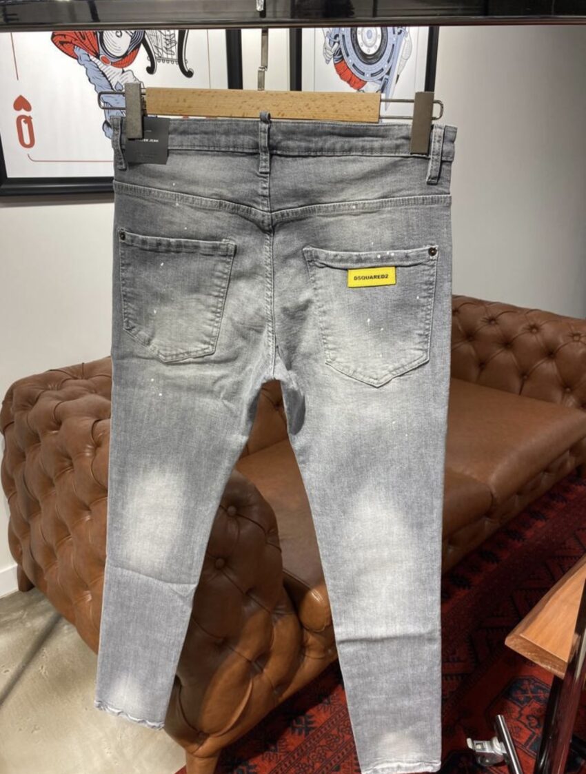 Dsquared Washed Jeans Gray - Afbeelding 2