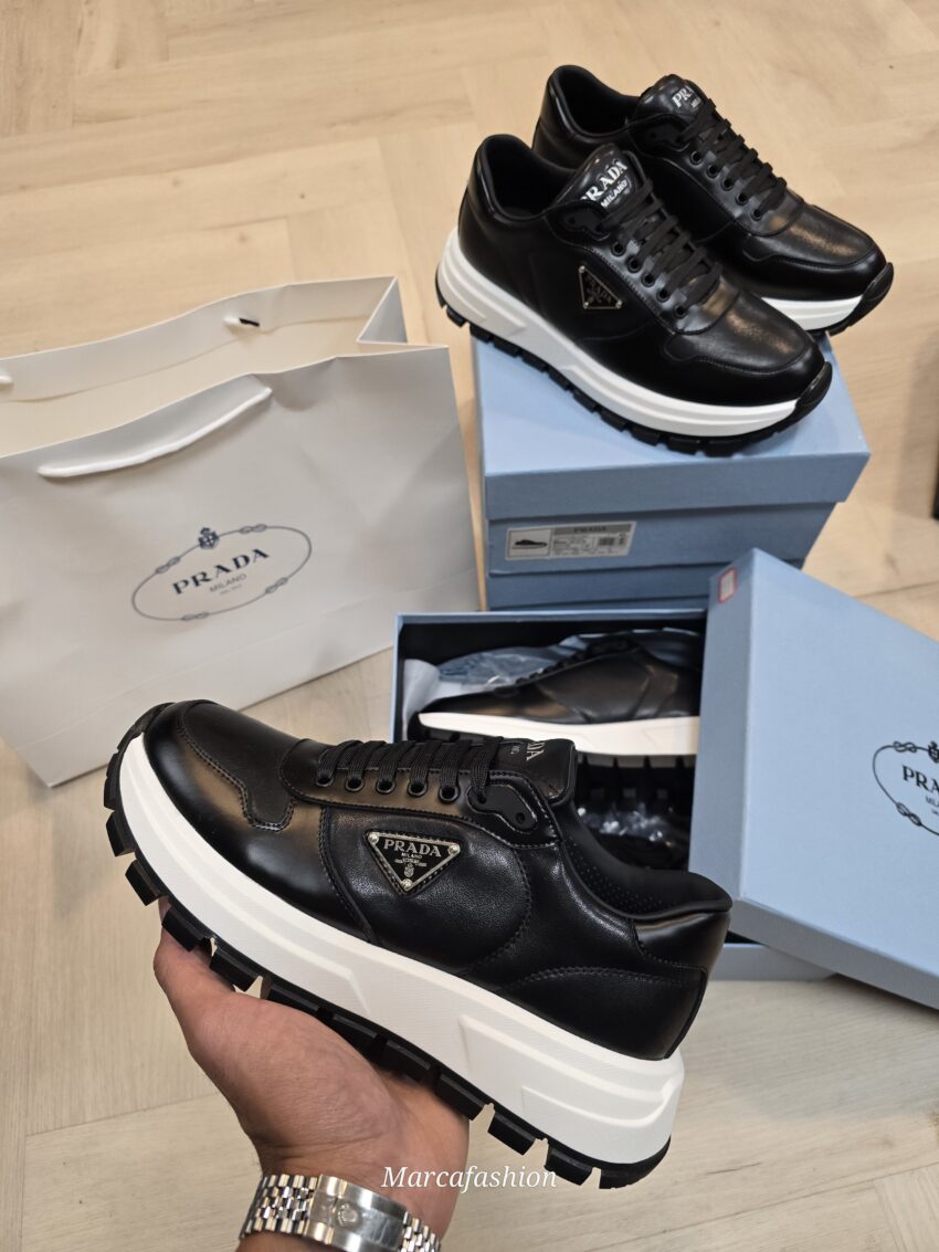 Prada leather shoes men