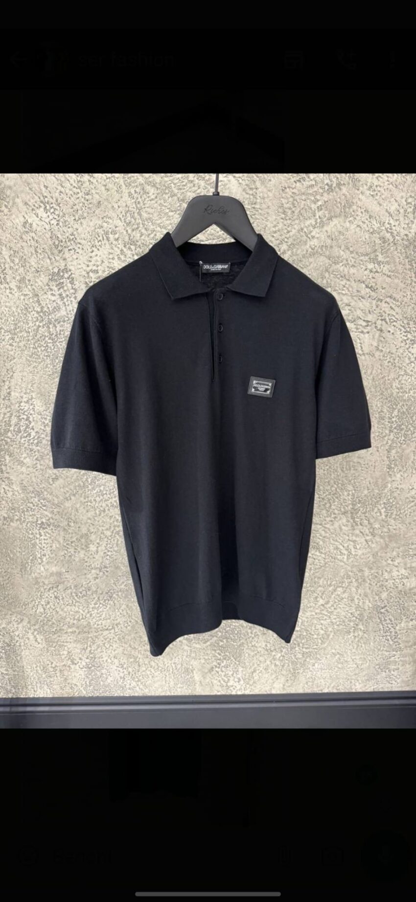 D&G POLO BLACK
