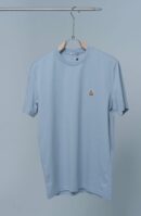 MONCLER T-SHIRT BLEU