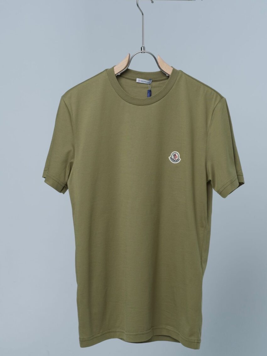 MONCLER T-SHIRT ARMY GREEN