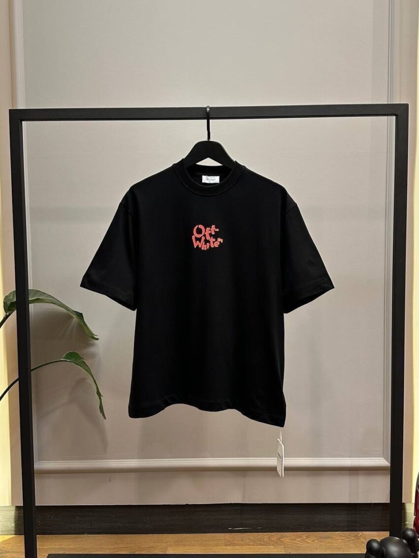 OFF-WHITE T-SHIRT zwart en wit
