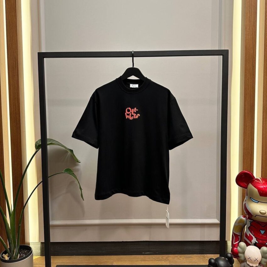 OFF-WHITE T-SHIRT zwart en wit