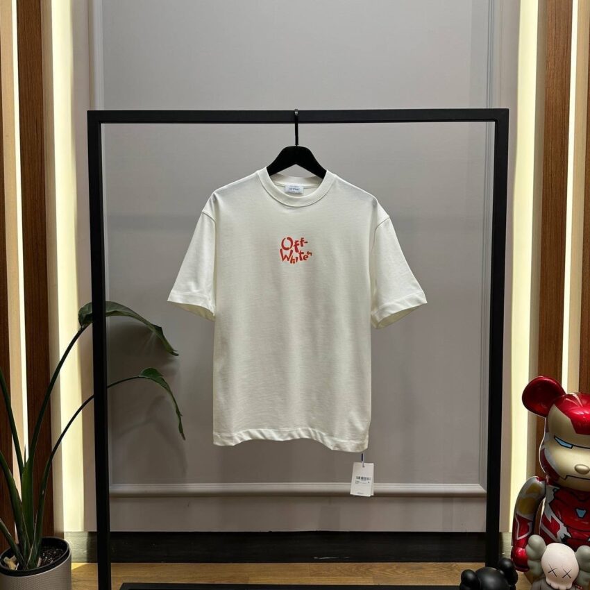 OFF-WHITE T-SHIRT zwart en wit - Afbeelding 6