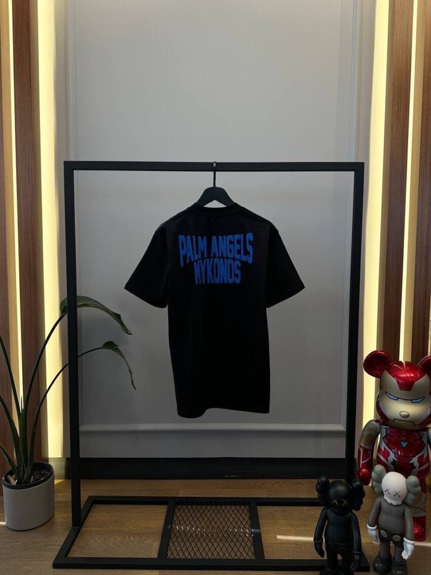 PALM ANGELS T-SHIRT
WHITE AND BLACK - Afbeelding 2