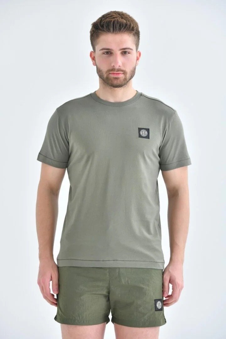 STONE ISLAND T-SHIRT ARMY GREEN
