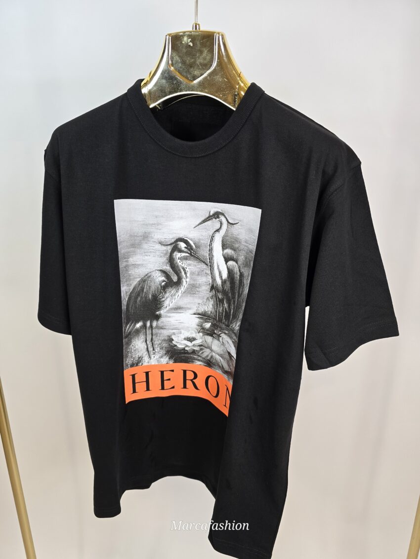 HERON PRWSTON T-SHIRT ZWART - Afbeelding 5