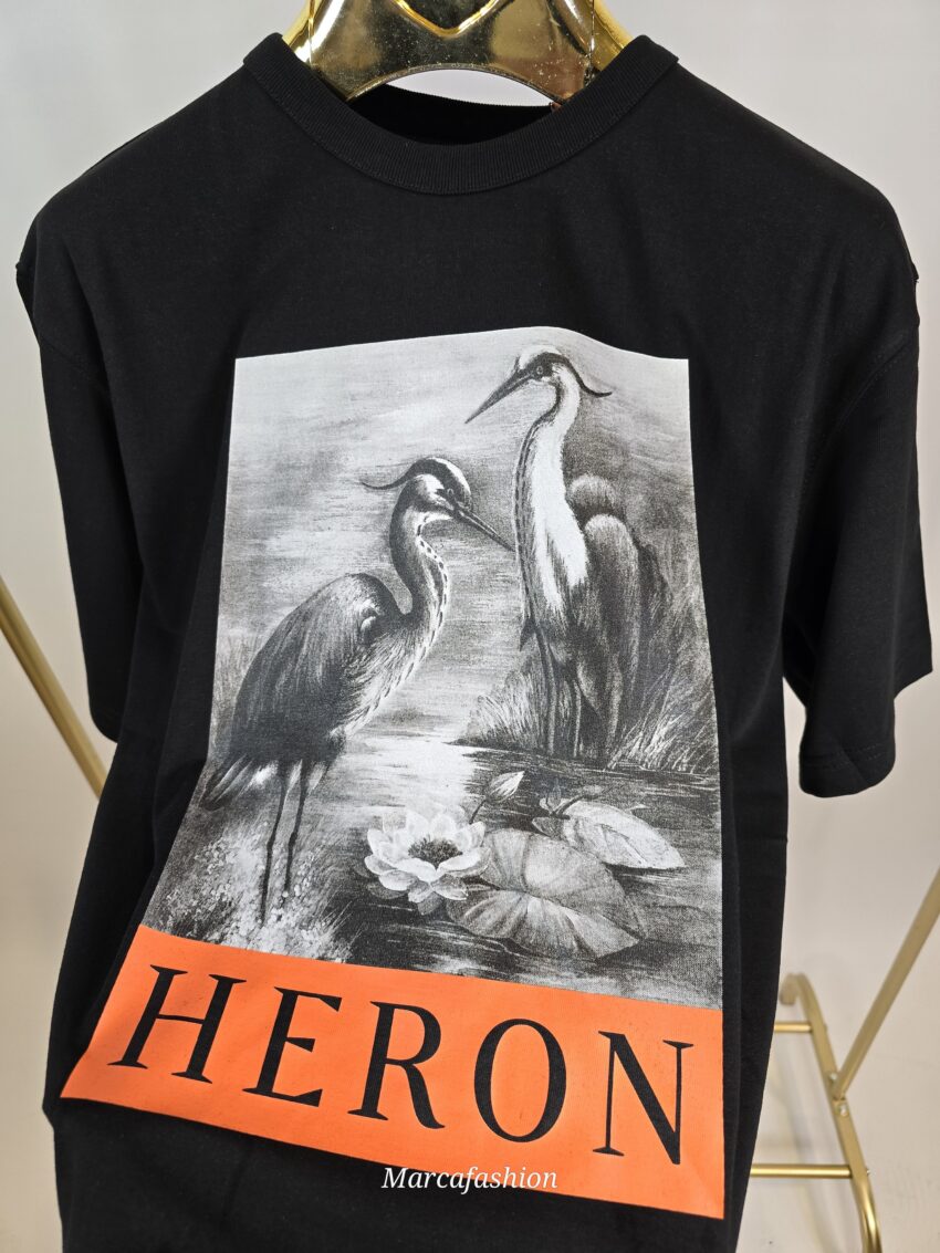 HERON PRWSTON T-SHIRT ZWART - Afbeelding 2