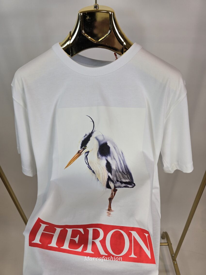 HERON PRESTON T-SHIRT WIT - Afbeelding 2