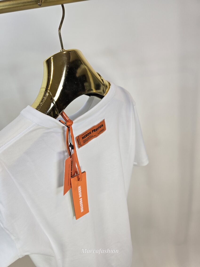 HERON PRESTON T-SHIRT WIT - Afbeelding 4