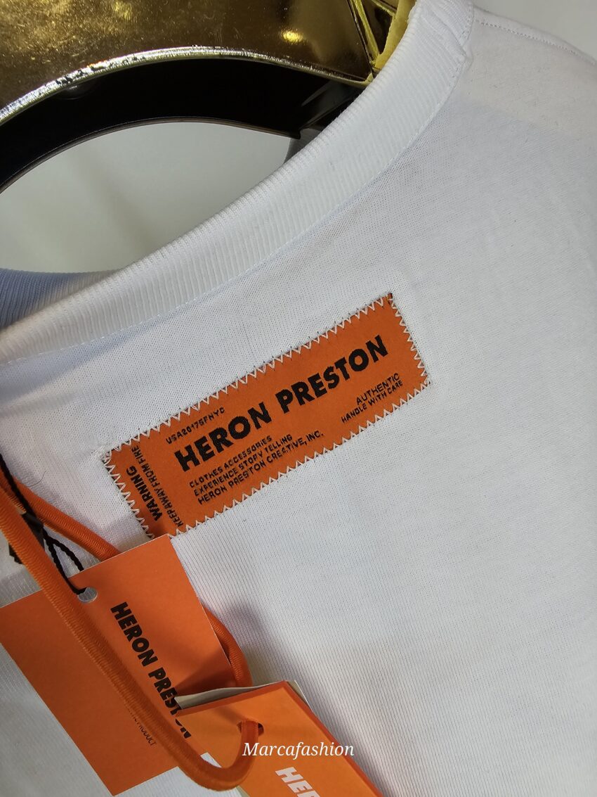 HERON PRESTON T-SHIRT WIT - Afbeelding 3