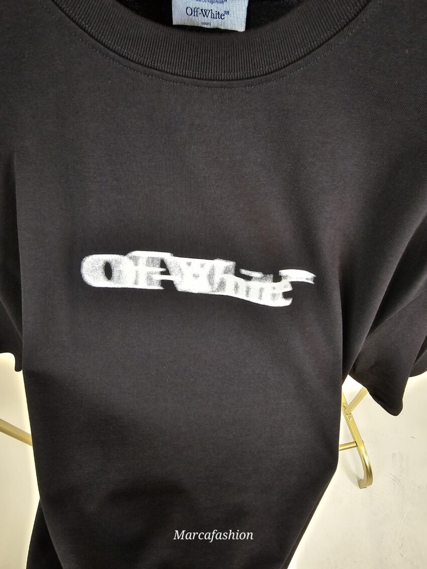 OFF-WHITE T-SHIRT ZWART - Afbeelding 2