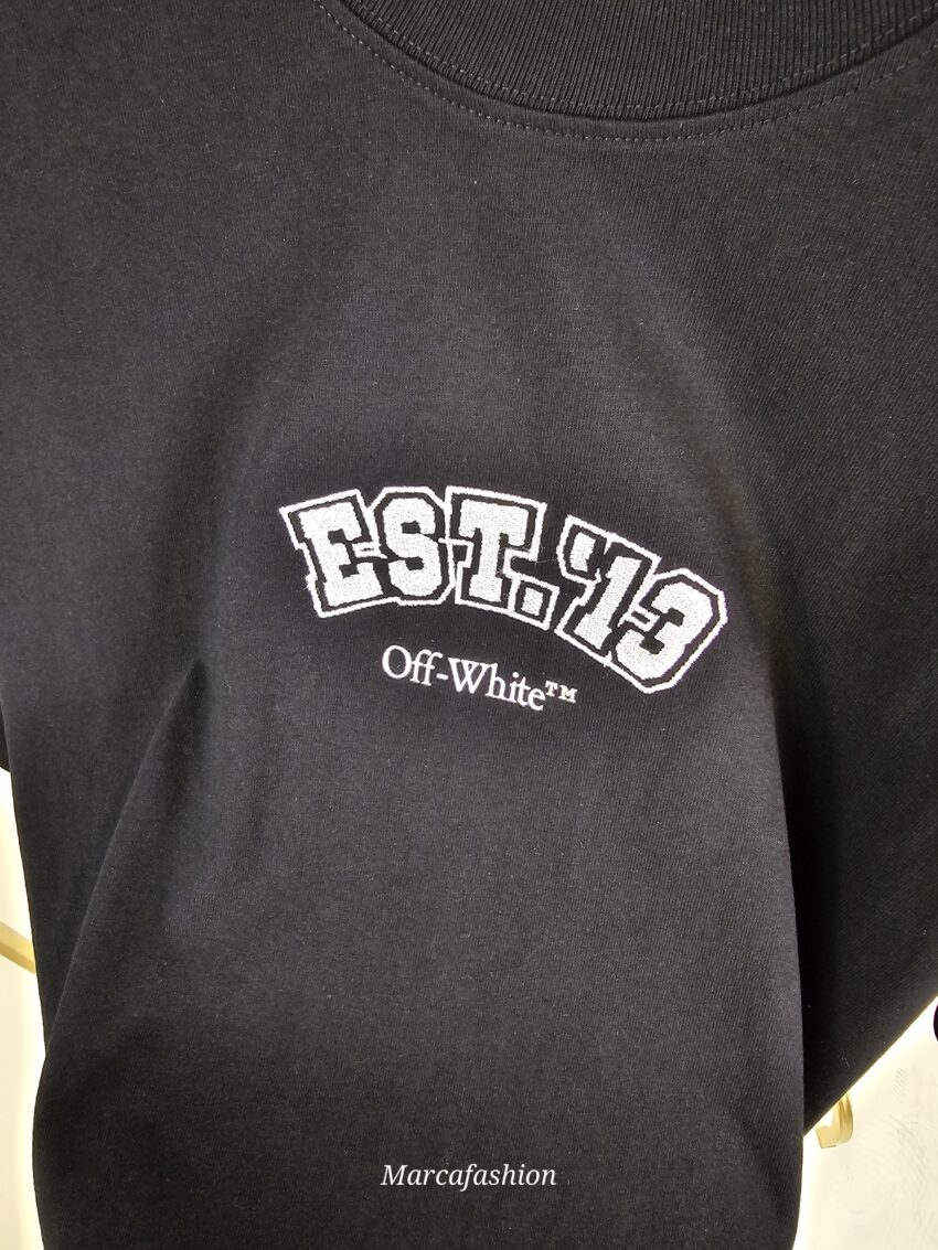 OFF-WHITE T-SHIRT ZWART - Afbeelding 2