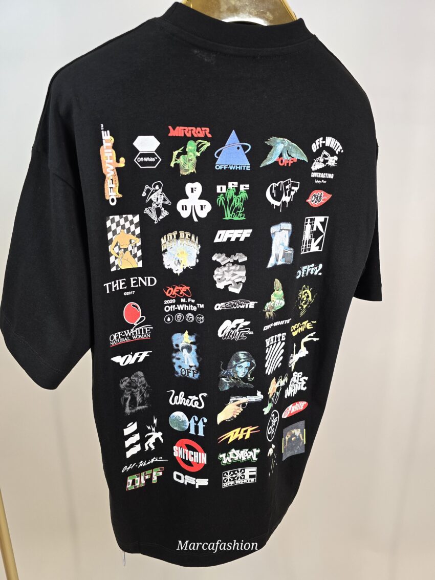OFF-WHITE T-SHIRT ZWART - Afbeelding 3