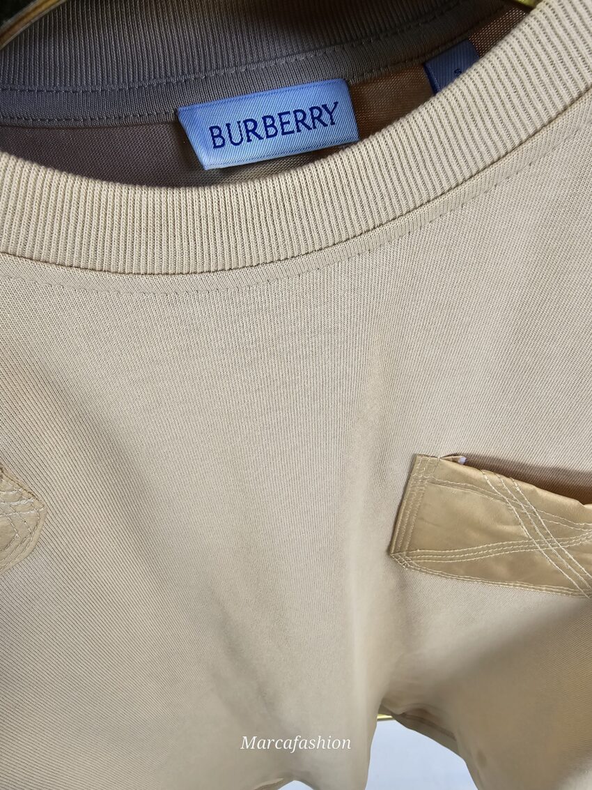 BURBERRY T-SHIRT CRÈME - Afbeelding 4