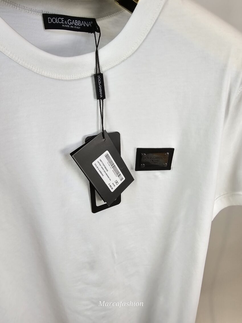 D&G T-SHIRT WIT - Afbeelding 2