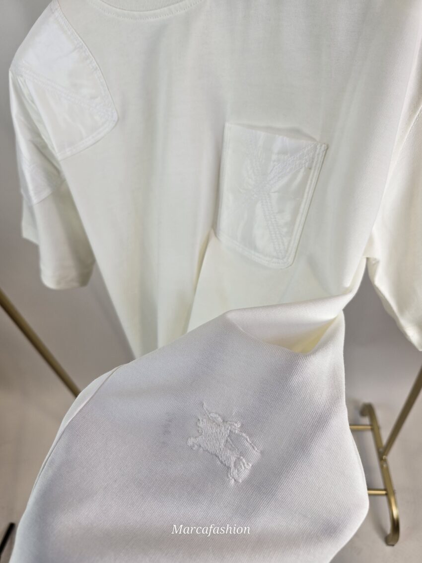 BURBERRY T-SHIRT WIT - Afbeelding 2