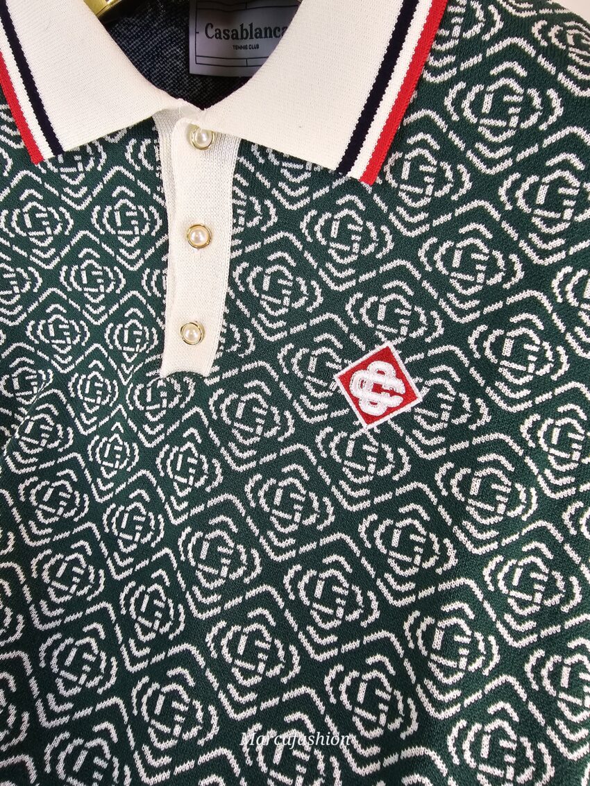 CASA BLANCA POLO GREEN - Afbeelding 3