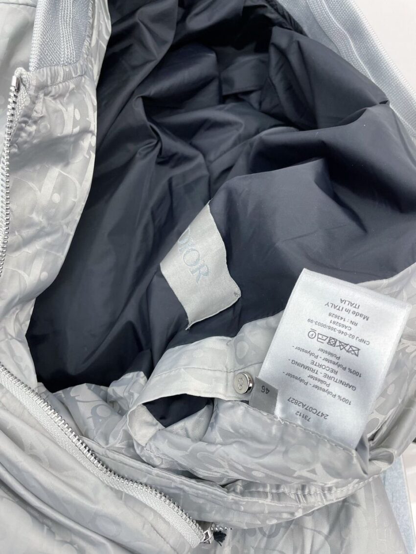 DIOR OBLIQUE JACKET GREY AND BLACK - Afbeelding 5