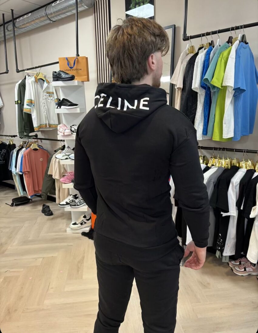 CELINE Traningspak zwart en grijs - Afbeelding 3