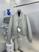 DIOR OBLIQUE JACKET GREY AND BLACK