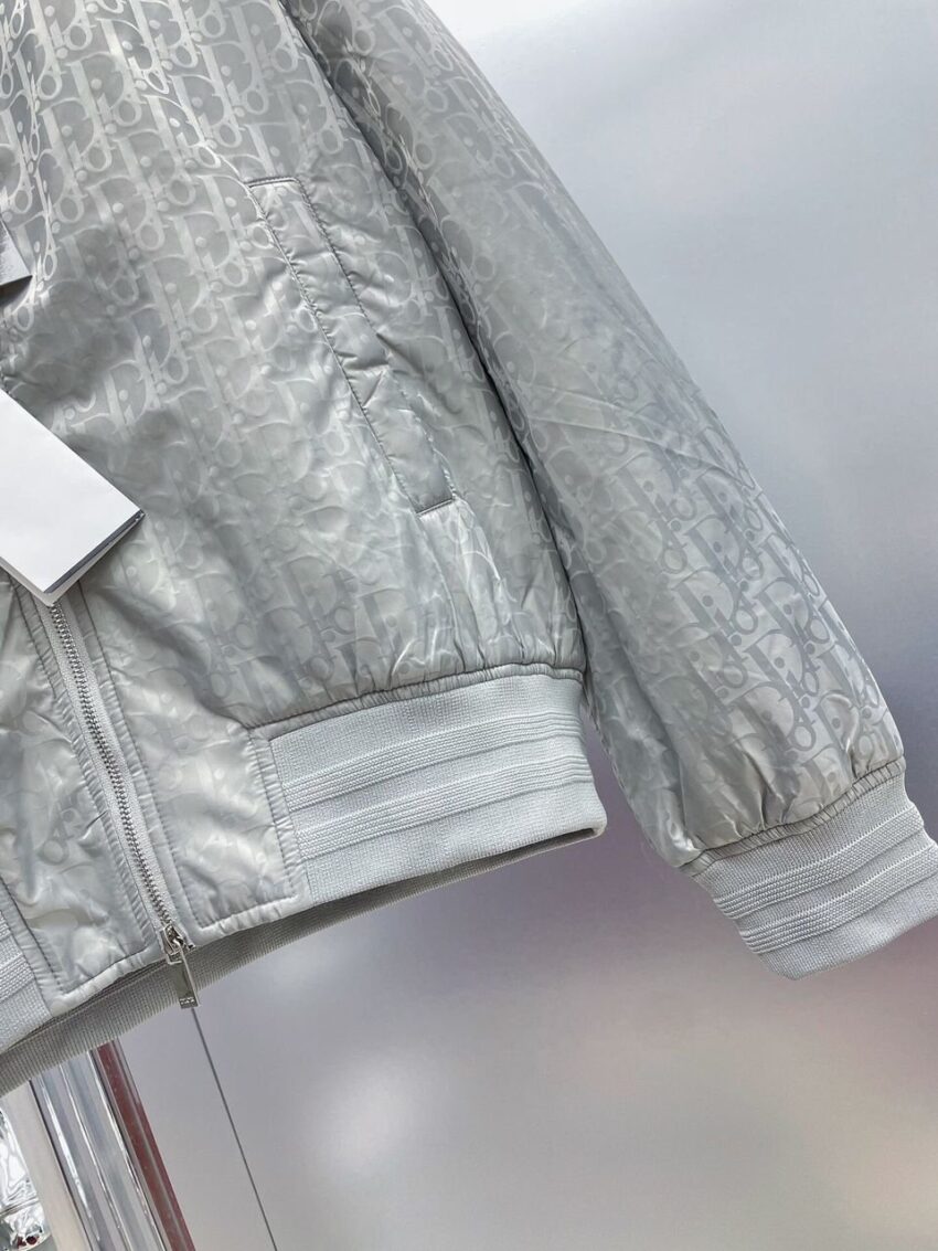 DIOR OBLIQUE JACKET GREY AND BLACK - Afbeelding 4