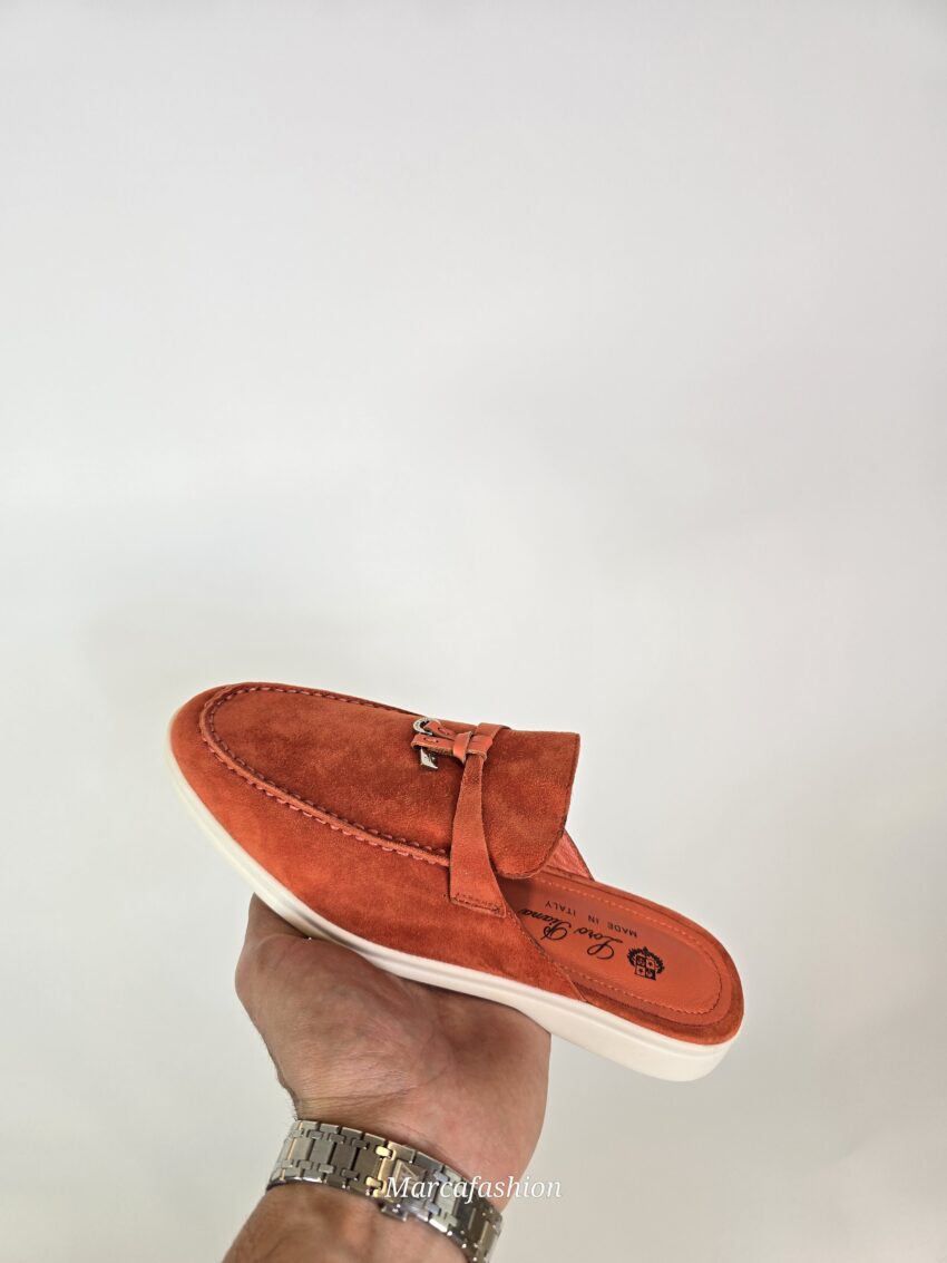 Loro Piana Loafers oranje - Afbeelding 3