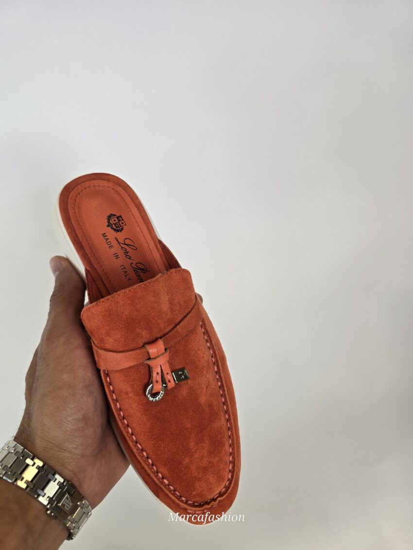 Loro Piana Loafers oranje - Afbeelding 5