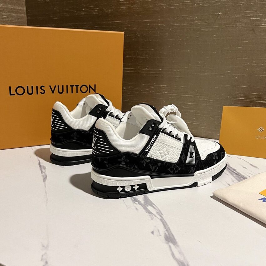 LV TRAINERS BLACK WHITE - Afbeelding 3