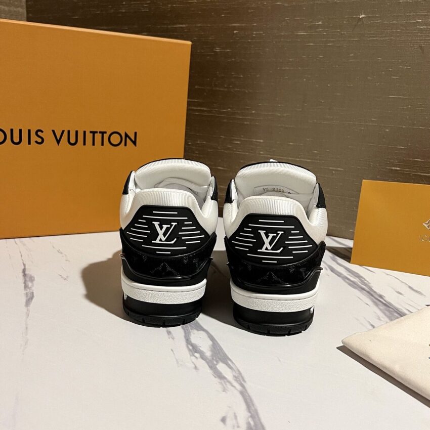 LV TRAINERS BLACK WHITE - Afbeelding 4