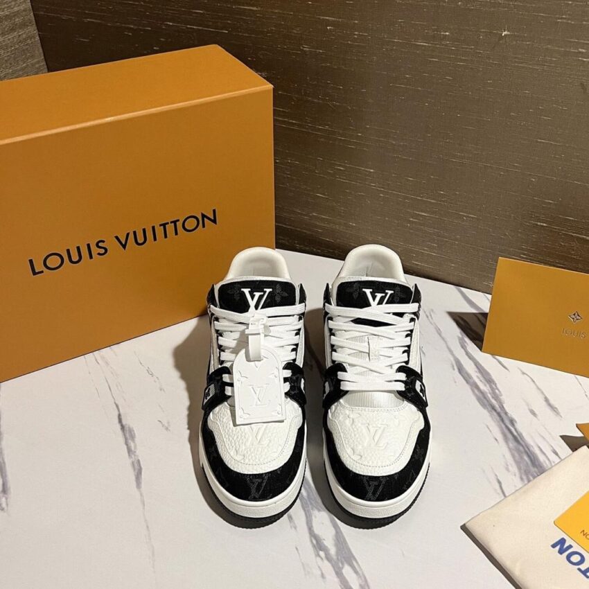 LV TRAINERS BLACK WHITE - Afbeelding 9
