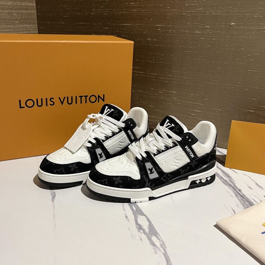 LV TRAINERS BLACK WHITE - Afbeelding 7