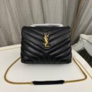 YSL BAG GOLD BLACK
