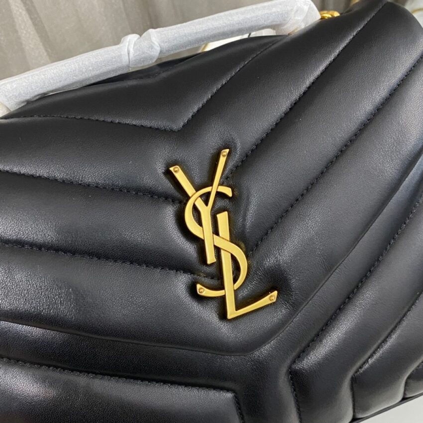 YSL BAG GOLD BLACK - Afbeelding 2