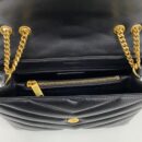 YSL BAG GOLD BLACK