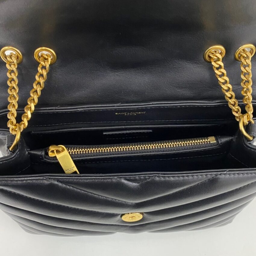 YSL BAG GOLD BLACK - Afbeelding 4
