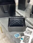 YSL BAG BLACK ON BLACK