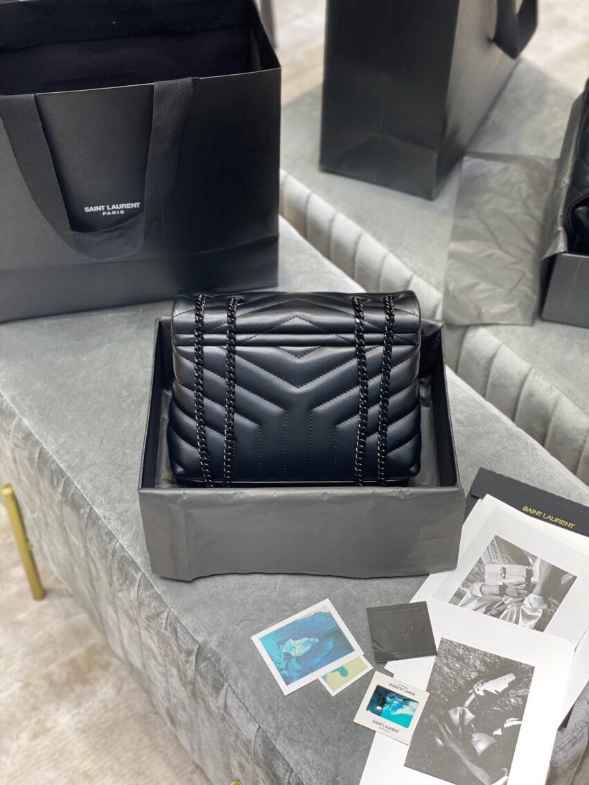 YSL BAG BLACK ON BLACK - Afbeelding 4