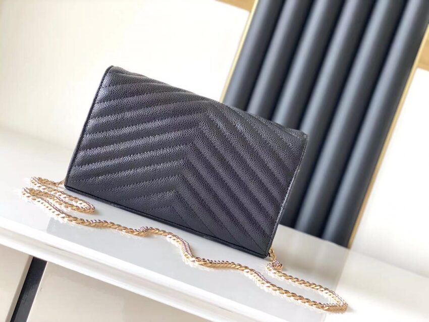 YSL BAG GOLD BLACK - Afbeelding 2