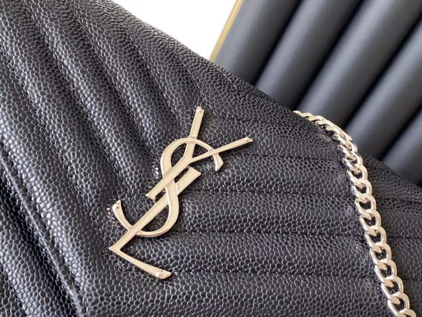 YSL BAG SILVER BLACK - Afbeelding 3