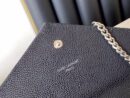 YSL BAG SILVER BLACK