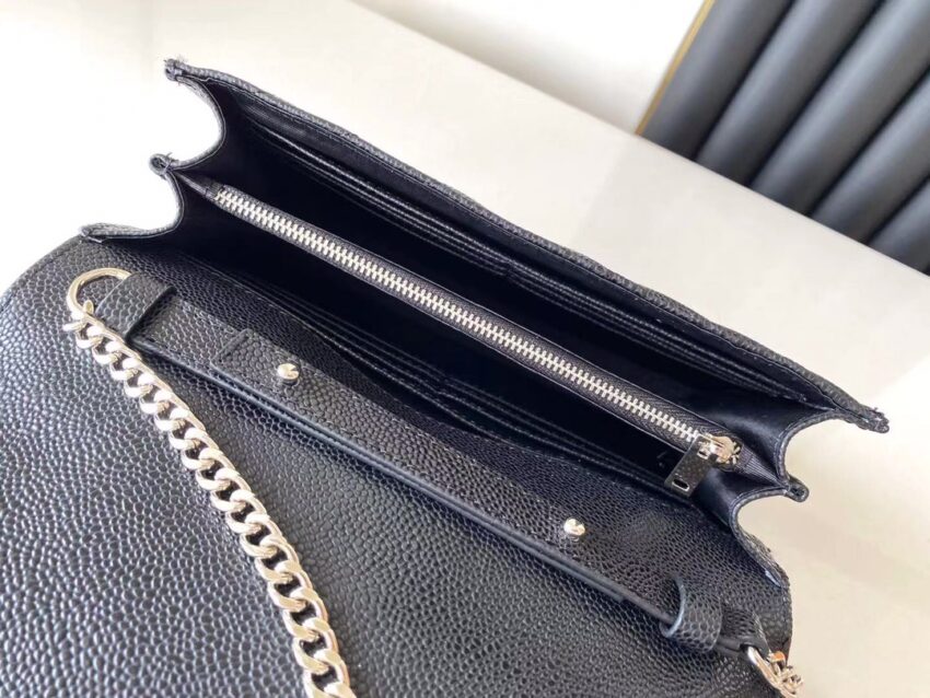 YSL BAG SILVER BLACK - Afbeelding 5