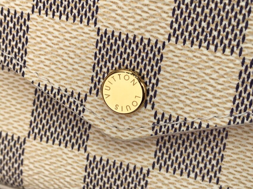 LV pochette white grid - Afbeelding 4