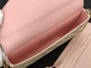 LV pochette white grid