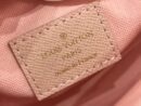 LV pochette white grid