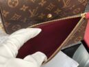 LV pochette brown flower