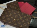 LV pochette brown flower