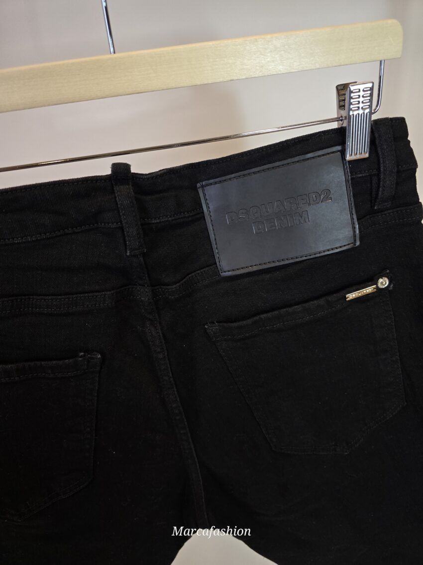 dsquared korte broek balck - Afbeelding 2