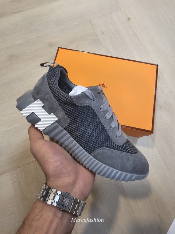 Hermes bounce sneakers grey