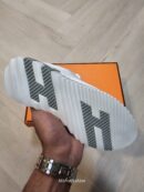 Hermès bounce sneakers - grey white